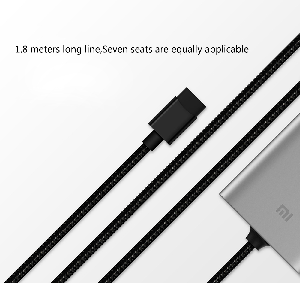 Chargeur de voiture original Xiaomi QC3.0 Version rapide Extended accessoires pièces charge rapide USB-A USB-C double port sortie