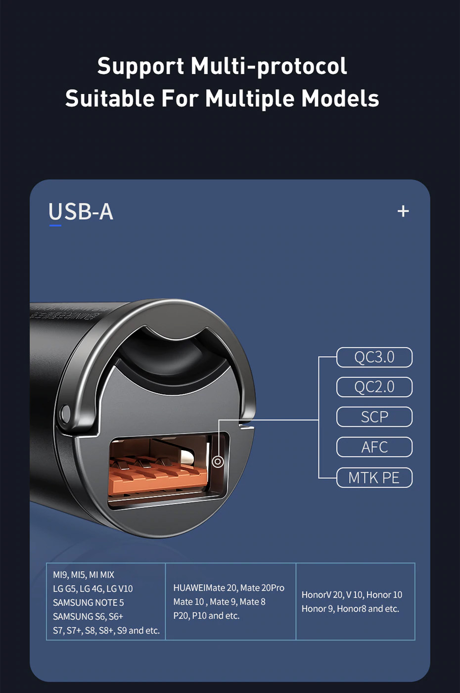 Baseus Quick Charge 4,0 3,0 USB C Chargeur Auto pour Huawei P30 Xiaomi Mi9 Téléphone QC4.0 QC3.0 Type C PD 3,0 Charge Rapide Auto