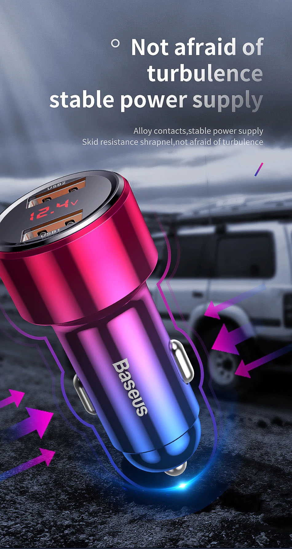 Baseus 45W Quick Charge 4,0 3,0 Chargeur de voiture USB Upgrade SCP QC4.0 QC3.0 Charge rapide PD USB C Chargeur de téléphone pour voiture