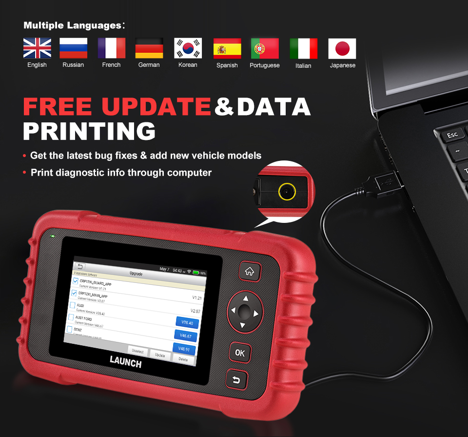 LAUNCH CRP123X OBD2 Diagnosegerät für Fahrzeugsysteme