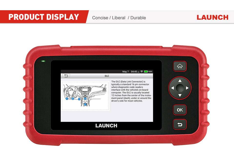 LAUNCH CRP123X OBD2 Diagnosegerät für Fahrzeugsysteme