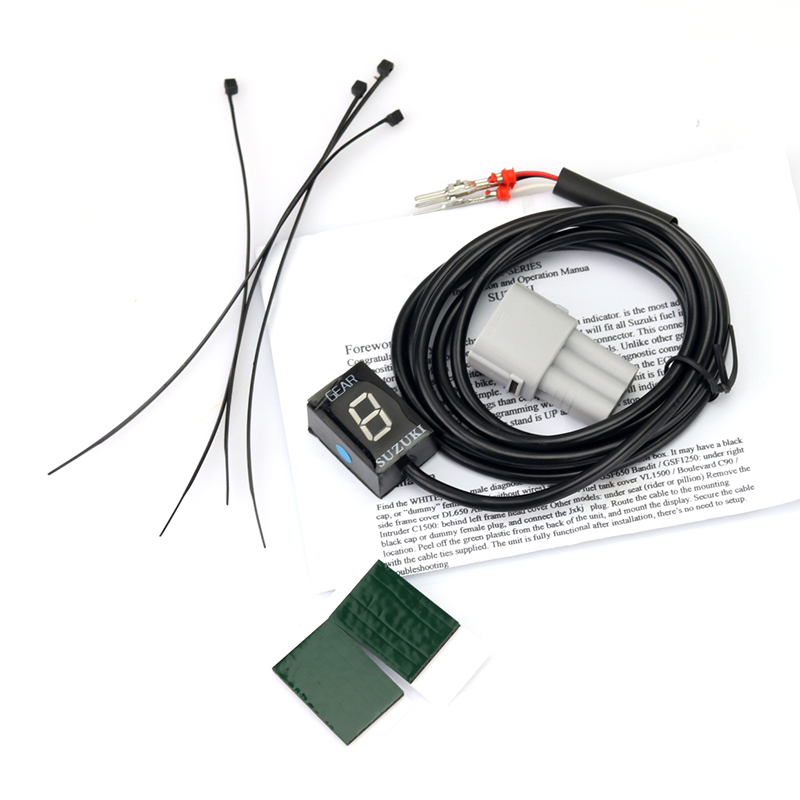 Moto 1-6 Niveaux LED Indicateur de Vitesse Connecteur ECU pour Suzuki Intruder 800 V-Strom GSX r1000r R600 750 SV 650 KATANA