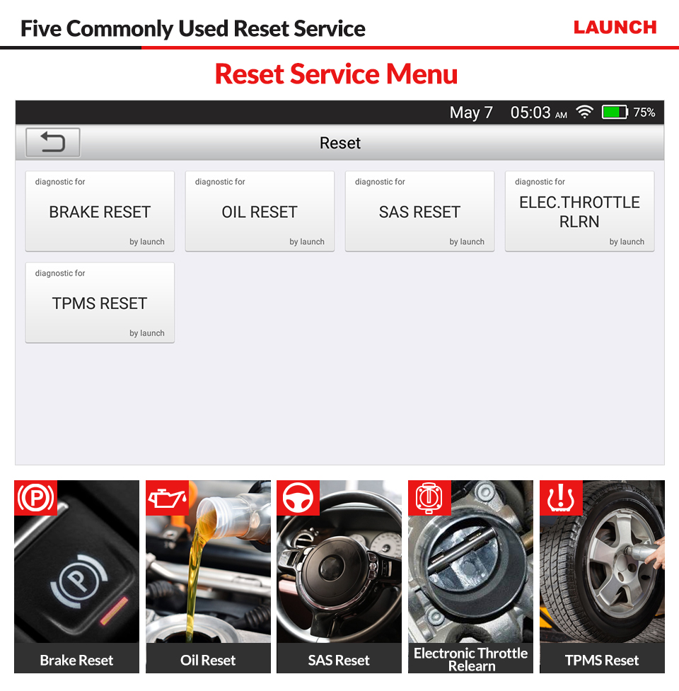 LAUNCH CRP129X OBD2 Diagnosegerät für Fahrzeugsysteme