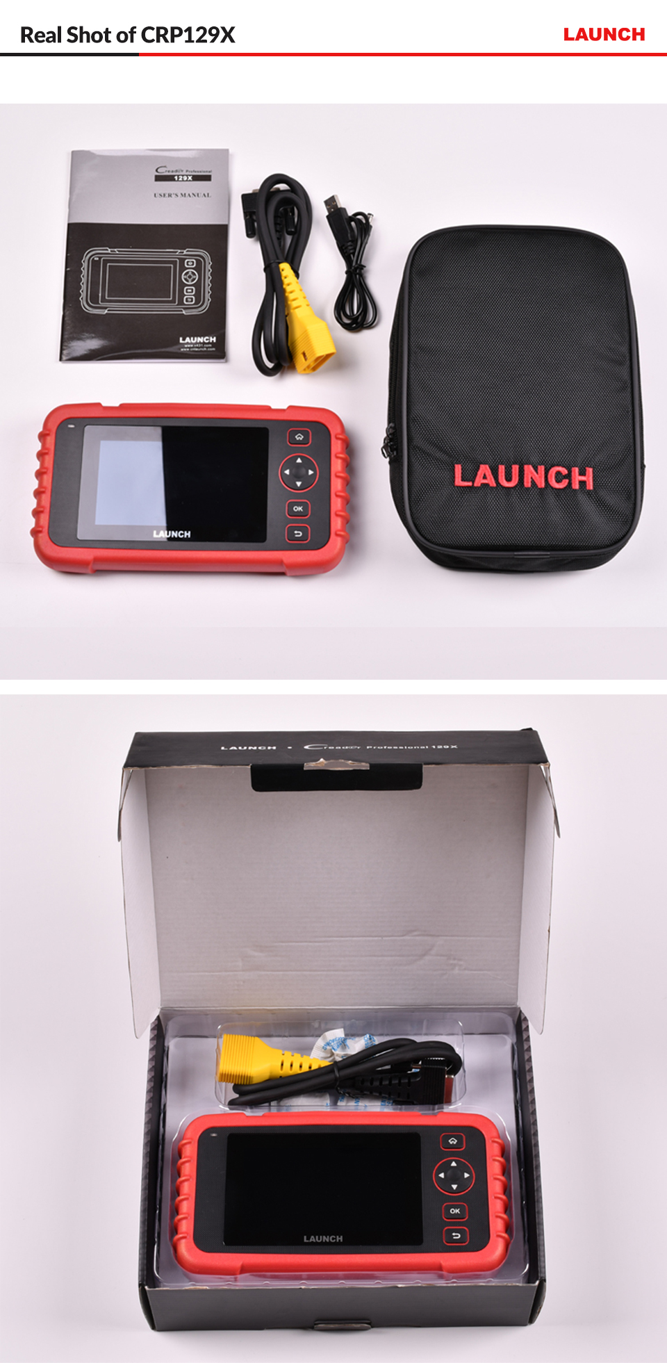 LAUNCH CRP129X OBD2 Diagnosegerät für Fahrzeugsysteme