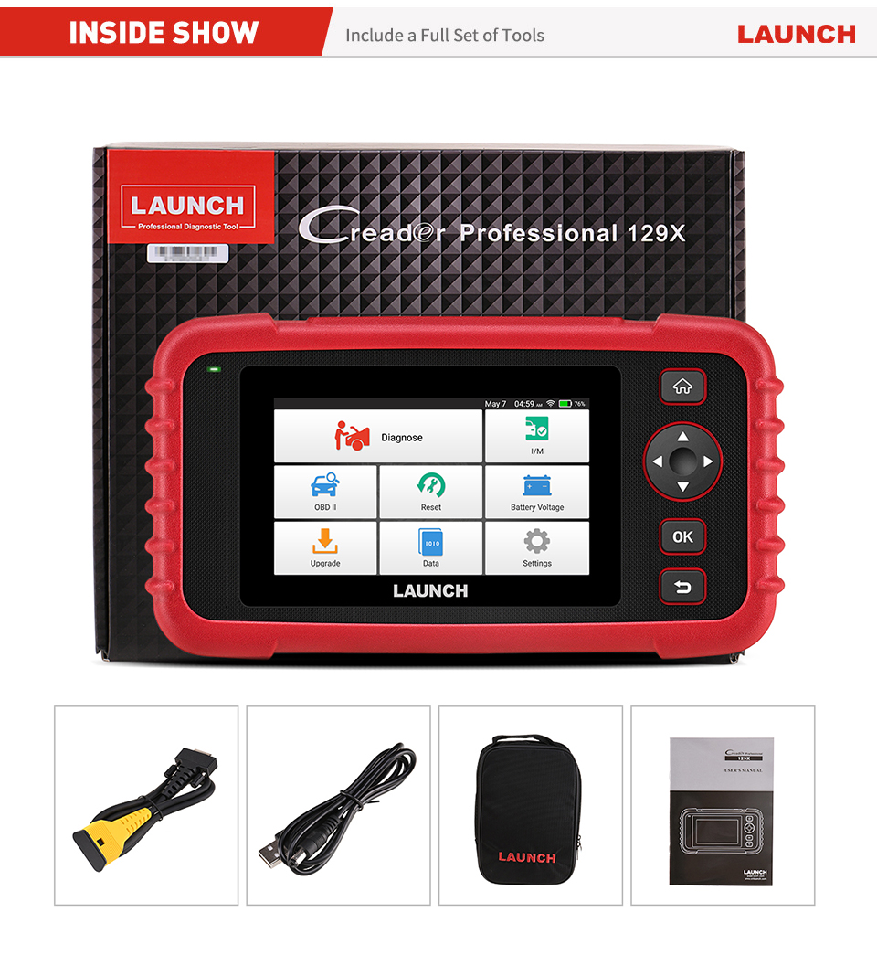 LAUNCH CRP129X OBD2 Diagnosegerät für Fahrzeugsysteme