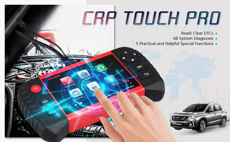 LAUNCH CRP TOUCH PRO OBD2 Diagnosegerät für Fahrzeugsysteme