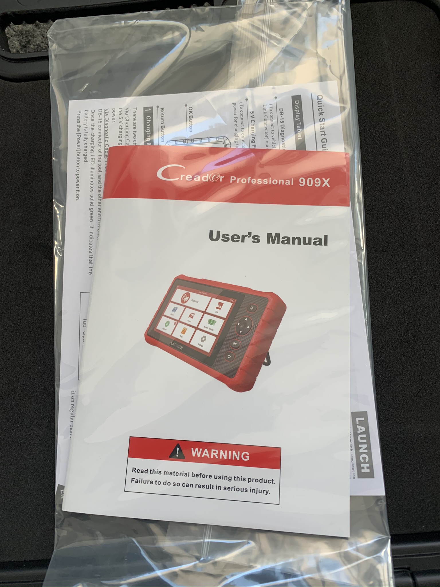 LAUNCH X431 CRP909X OBD2 Diagnosegerät für Fahrzeugsysteme