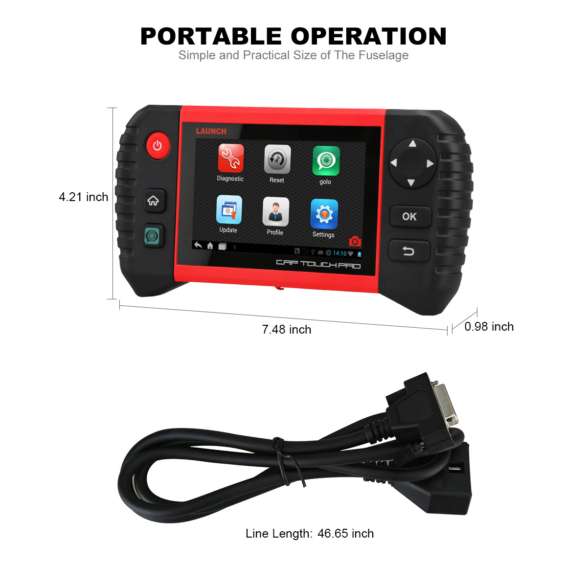 LAUNCH CRP TOUCH PRO OBD2 Diagnosegerät für Fahrzeugsysteme