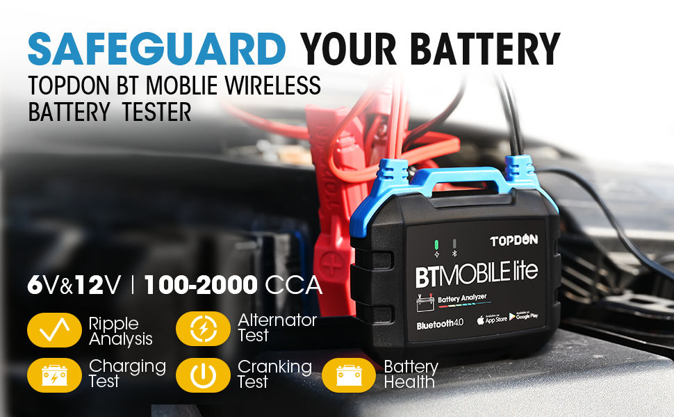 TOPDON BTMobile Lite Batterie- und Ladegerät