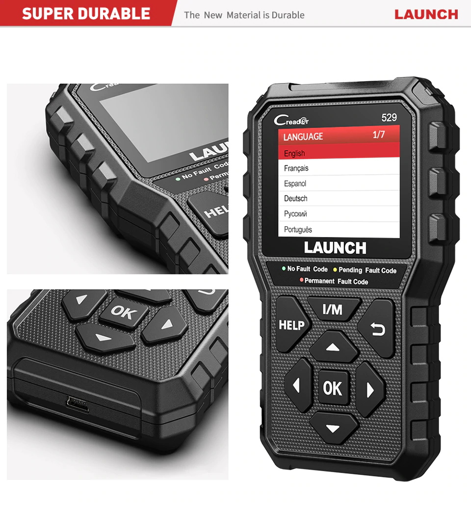 LAUNCH CR529 OBD2 Diagnosegerät für Fahrzeugsysteme