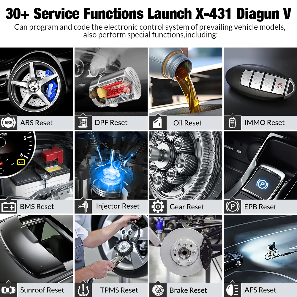 LAUNCH X431 Diagun V Diagnosegerät mit ECU Codierung & Vollsystemdiagnose