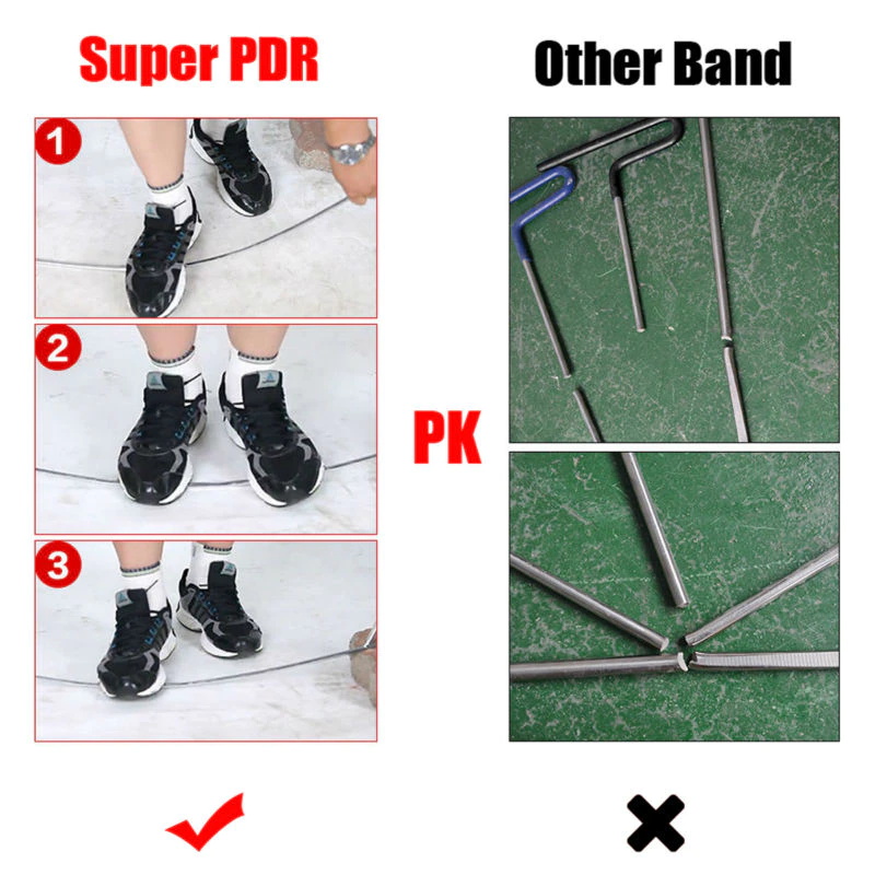 PDR haken werkzeuge Paintless Dent removal tool kit Push Stange Auto Brecheisen Reflektor Board ziehen brücke...