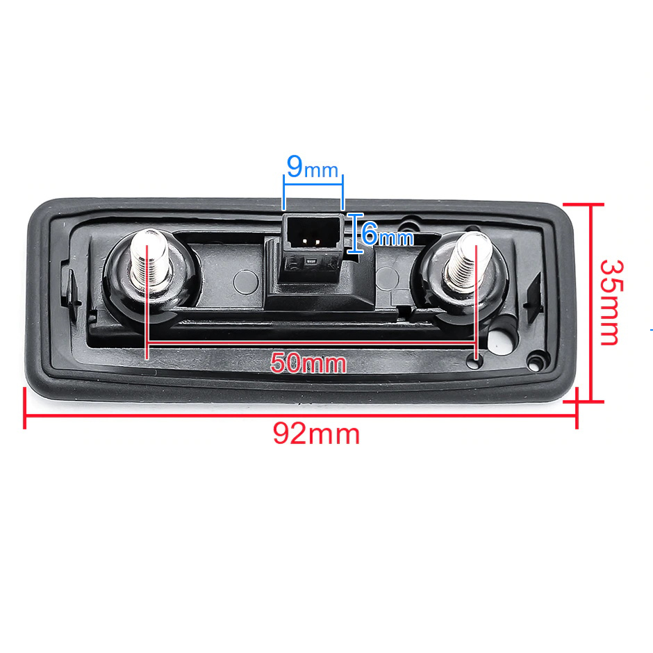 Rear view camera for Škoda Roomster, Fabia, Octavia, Yeti, Superb and Audi A1, A3, A4L
