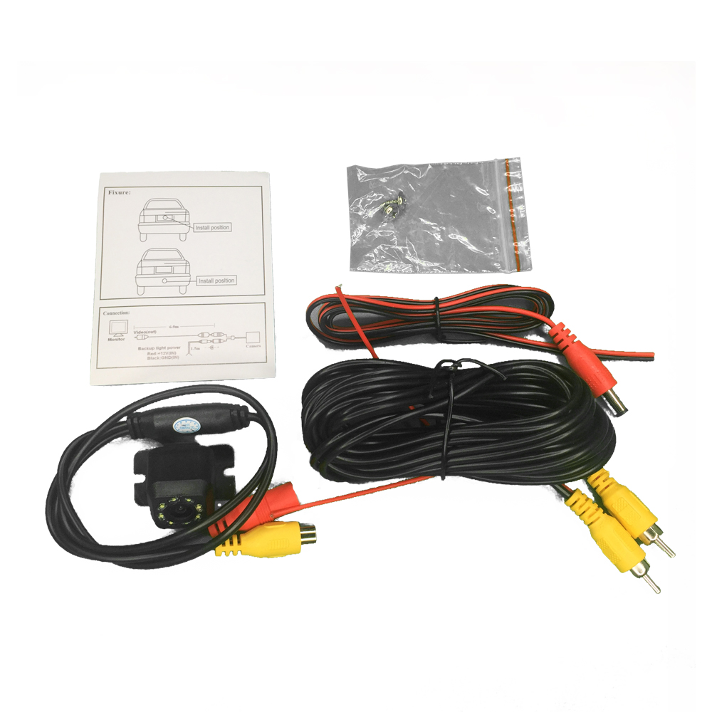 170° High Resolution Reverse Camera with Night Vision for Cars, Trucks, Motorhomes