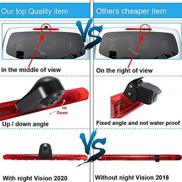 Caméra de recul pour feu stop pour Mercedes-Benz Vito, Classe V, V260L (2016, 2017, 2018, 2020)