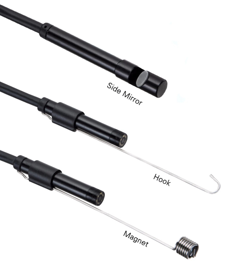 8mm objektiv Kamera Endoskop HD 1200P IP68 Fest Flexible Rohr Mirco USB Typ-C Endoskop video Inspektion für...