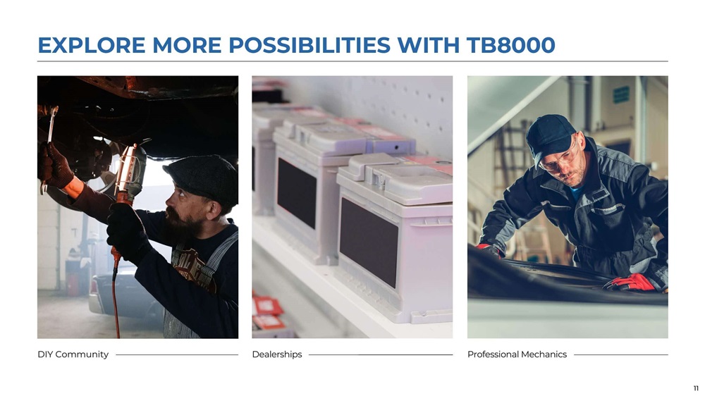 TOPDON TB8000 Batterie- und Ladegerät