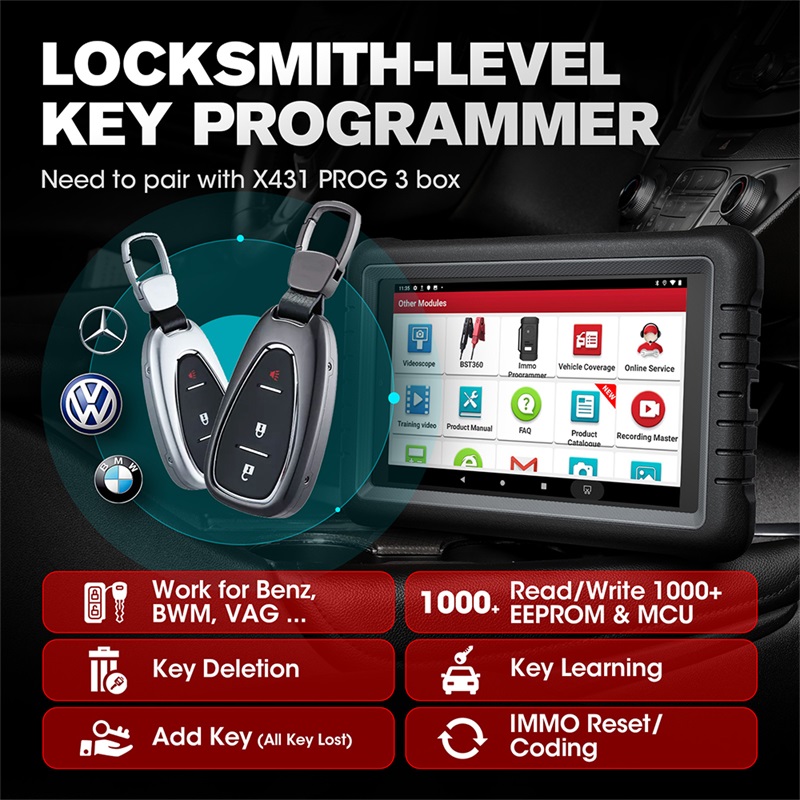 LAUNCH X431 PROS V 5.0 Diagnosegerät mit ECU Codierung & Vollsystemdiagnose