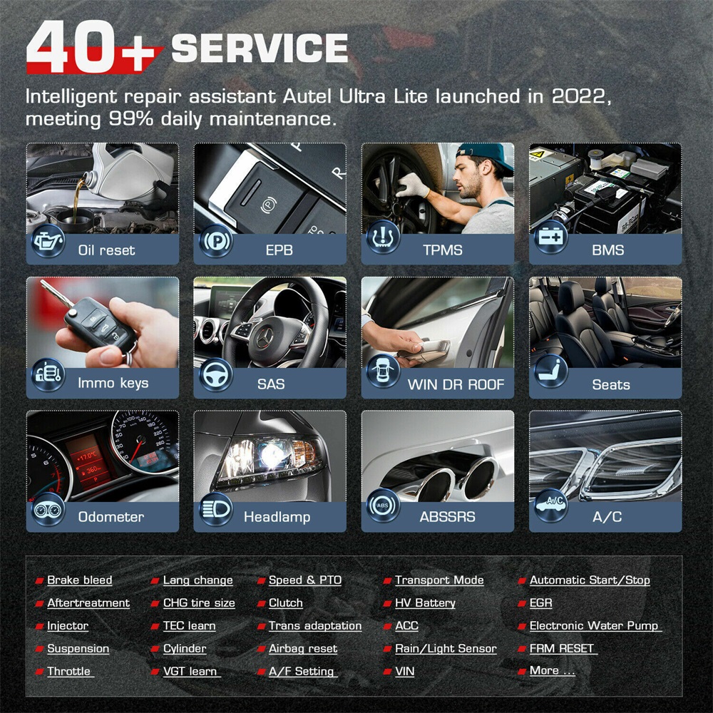Autel Maxisys Ultra Lite OBD2 Diagnosegerät für Fahrzeugsysteme