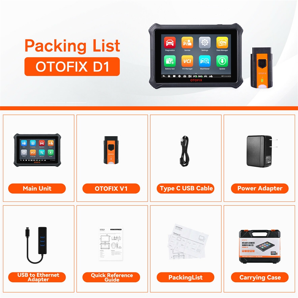 OTOFIX D1 OBD2 Diagnosegerät für Fahrzeugsysteme