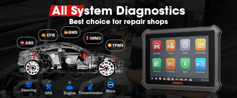 OTOFIX D1 Lite OBD2 Diagnosegerät für Fahrzeugsysteme