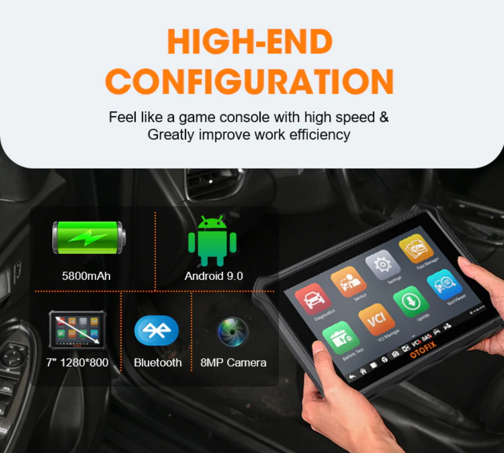 OTOFIX D1 Lite OBD2 Diagnosegerät für Fahrzeugsysteme