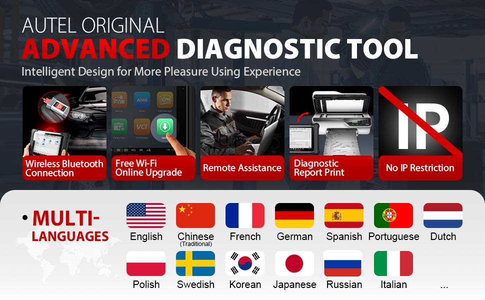 Autel Maxisys Elite II Pro OBD2 Diagnosegerät für Fahrzeugsysteme