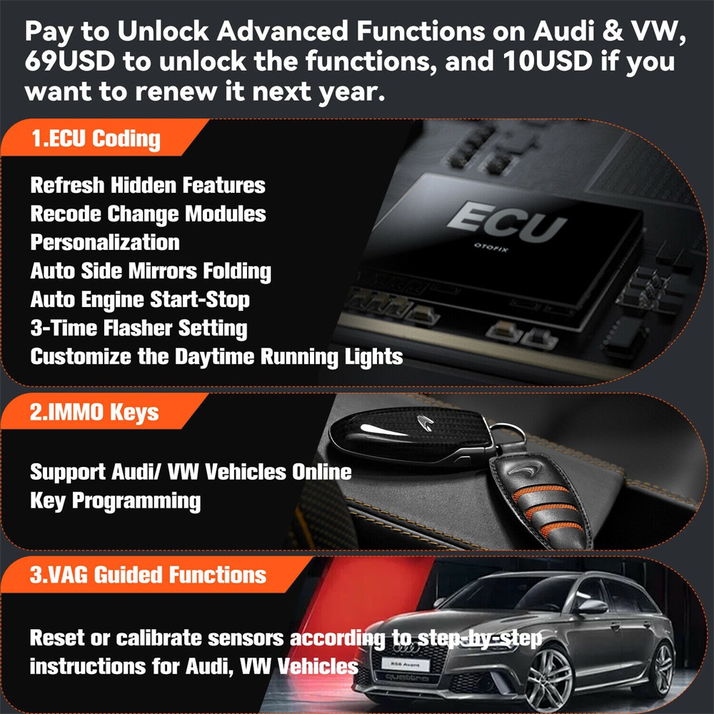 OTOFIX D1 OBD2 Diagnosegerät für Fahrzeugsysteme