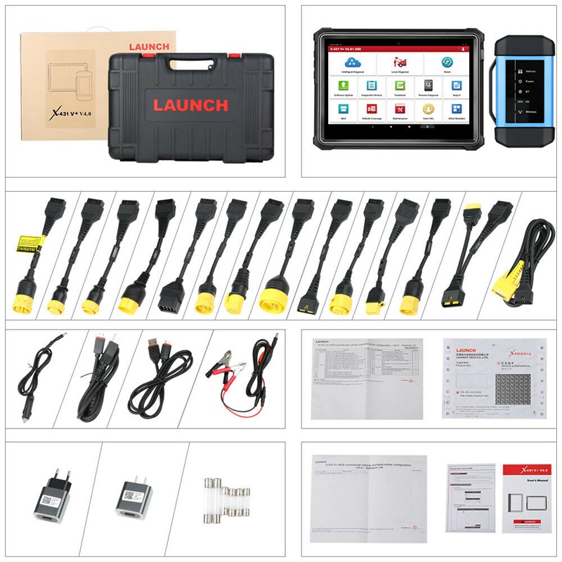 LAUNCH X431 V+ HDIII Diagnosegerät für Nutzfahrzeuge & LKW