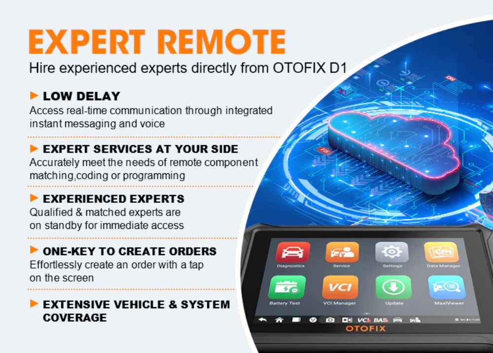 OTOFIX D1 Lite OBD2 Diagnosegerät für Fahrzeugsysteme
