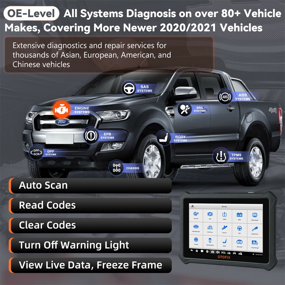 OTOFIX D1 OBD2 Diagnosegerät für Fahrzeugsysteme