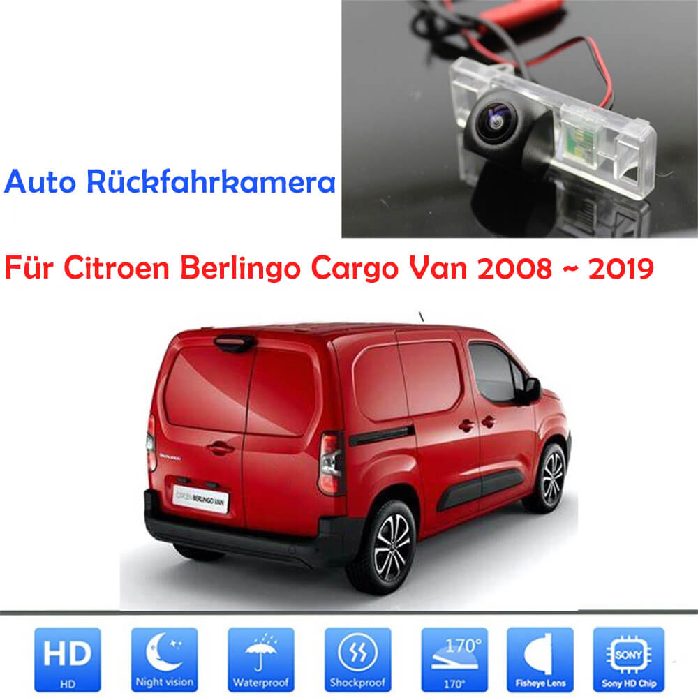 Caméra de recul pour Citroen Berlingo Cargo Van 2008-2019
