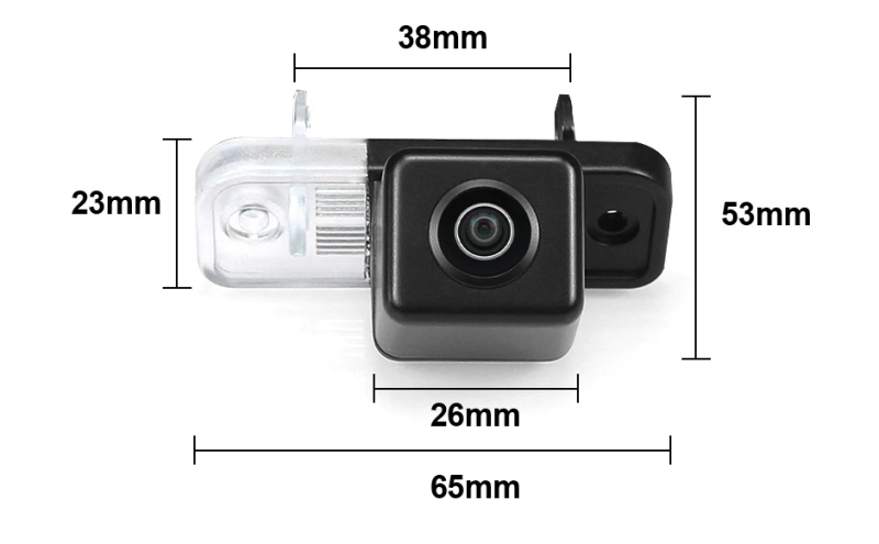 Caméra de recul pour Mercedes-Benz Classe C W203, Classe CLK W209, Classe CLS W219, Classe E W211