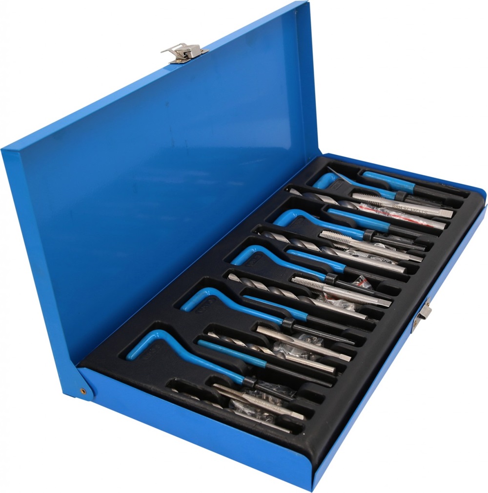131-tlg Gewindereparatur Gewinde Reparatur Satz mit M5 M6 M8 M10 M12