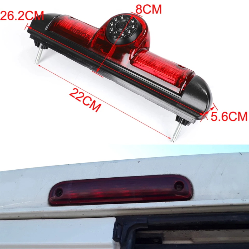 Caméra de recul LED (CCD) pour Fiat Ducato X250, Citroën Jumper III et Peugeot Boxer III