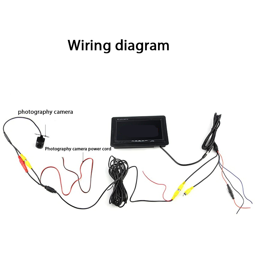 Caméra de recul CCD HD 170° pour BMW Série 3 (E46/E90/E91), Série 5 (E39/E60/E61), Série 7 (E38/E65–E68), X1 (E84), X5 (E53/E70), X6 (E71), M3 (E92/E93) et Mini Cooper (R50/R52/R53) (1994–2014)