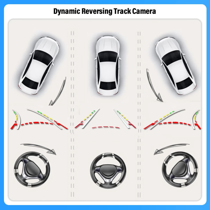 140° Telecamera posteriore a visione notturna AHD per Mercedes-Benz GLA (X156), GLC (X253), GLE (W167), ML (W166), GL/GLS (X166) e Classe V/Vito (W447) (2013-2017)