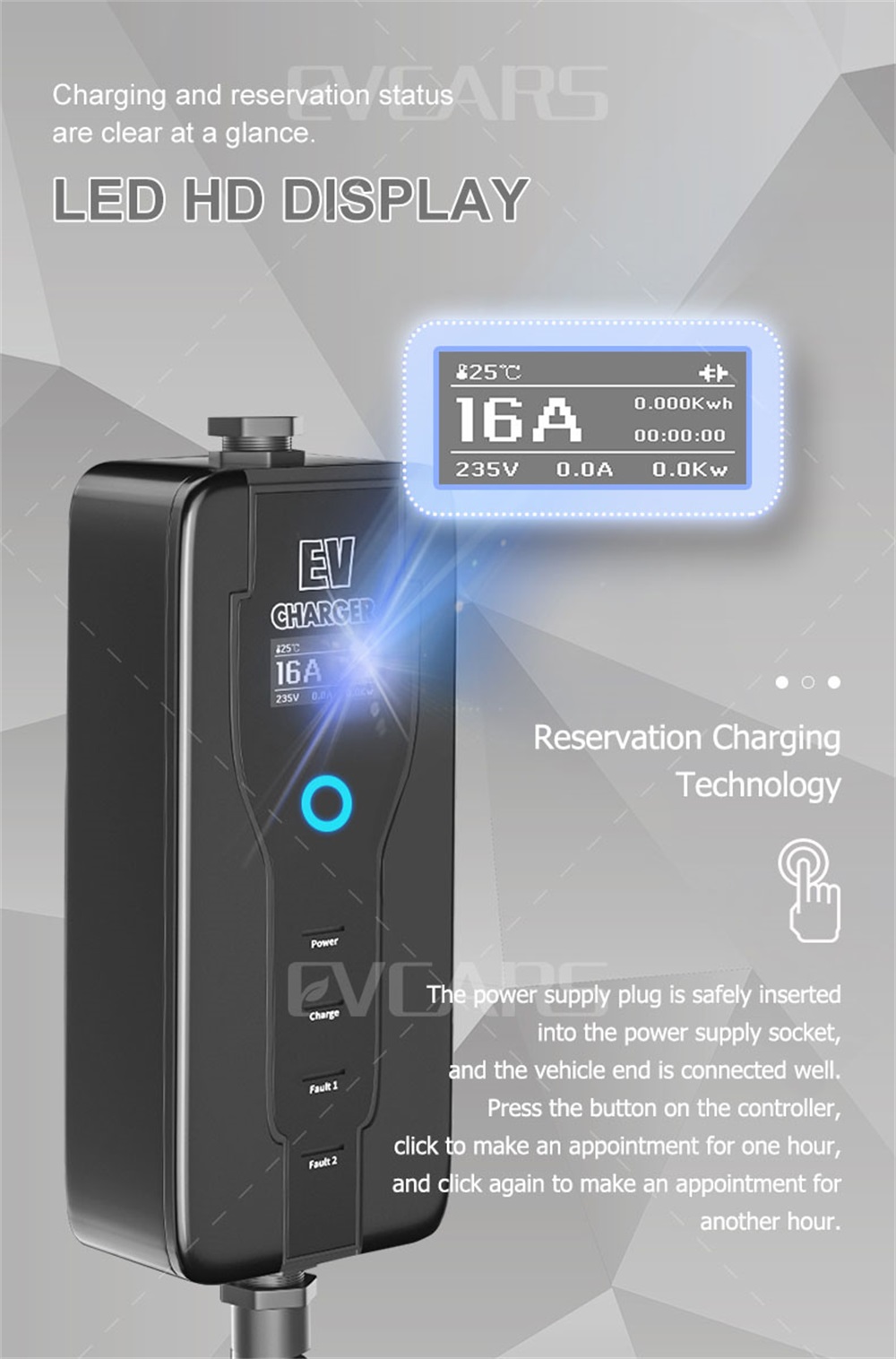 Câble de recharge EV Type 2