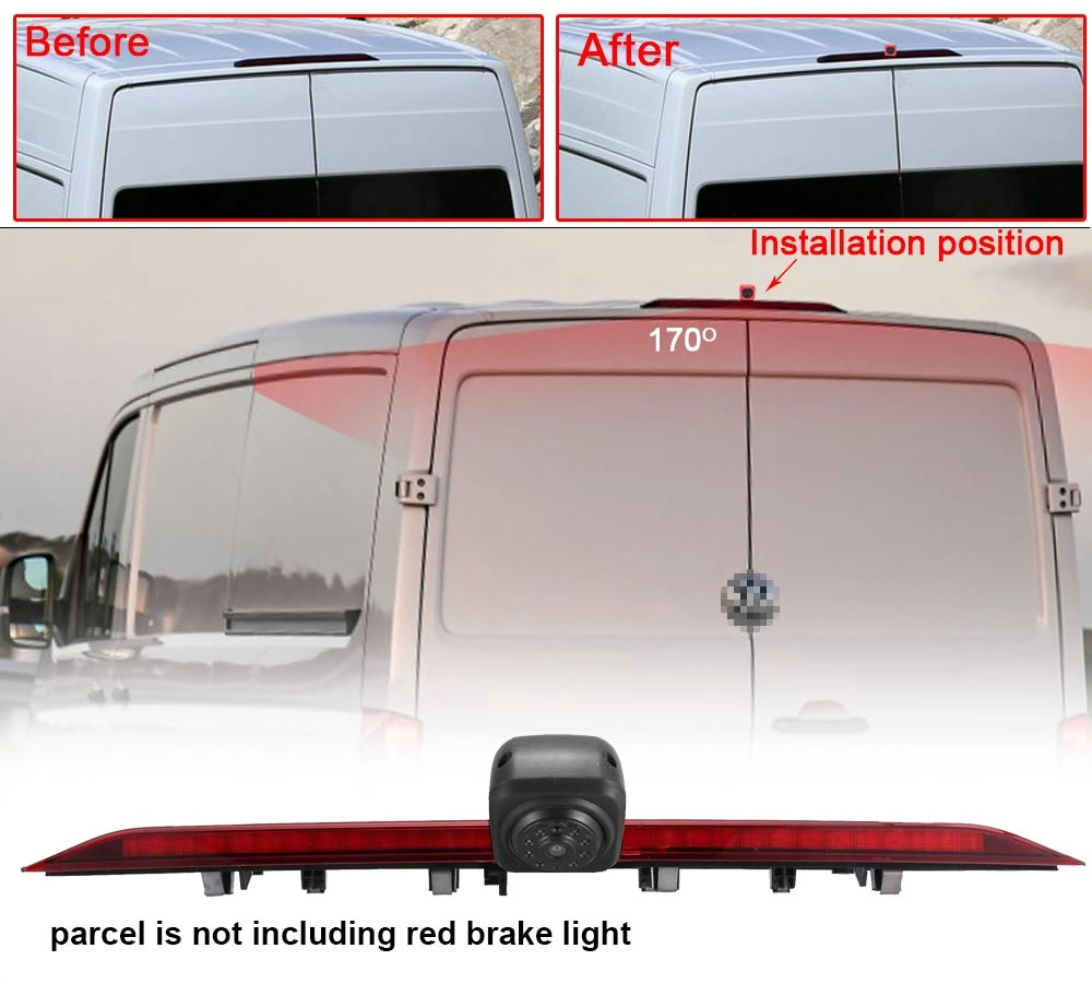 Caméra de recul étanche avec vision nocturne pour VW Crafter 2017 et MAN TGE dès 2017