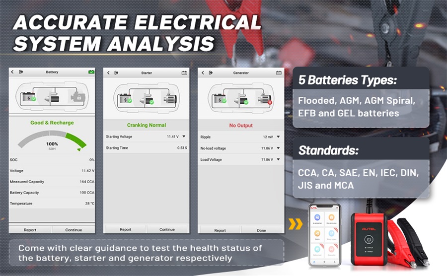Autel BT506 Batterie- und Systemtester
