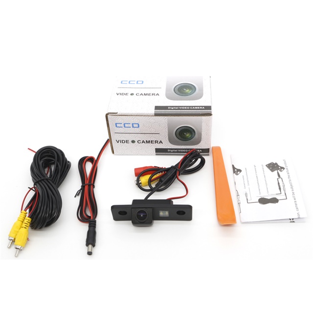 Caméra de recul à vision nocturne CCD HD 170° pour Ford Mustang, Mondeo, Fusion, Fiesta, Flex, Taurus, Lincoln MKZ/MKT/MKX, Mercury Milan/Sable et Škoda Octavia (1996-2014)