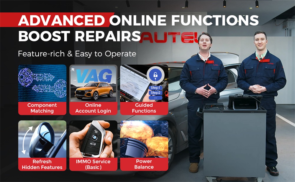 Autel MK908PII OBD2 Diagnosegerät für Fahrzeugsysteme