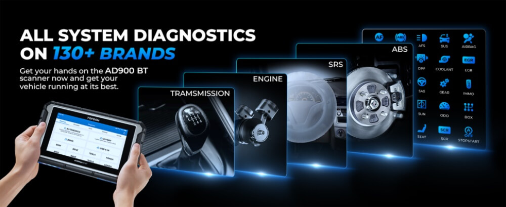 TOPDON Artidiag900BT OBD2 Diagnosegerät für Fahrzeugsysteme