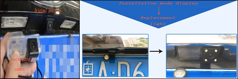 170° HD CCD Nachtsicht Rückfahrkamera für Honda Jazz 5D 2002–2017