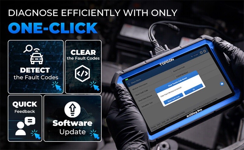 TOPDON ArtiDiag Pro OBD2 Diagnosegerät für Fahrzeugsysteme