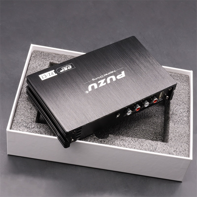 Puzu PZ-C7 Ampli DSP Auto ISO Faisceau 4x150W 6CH Sortie 12V