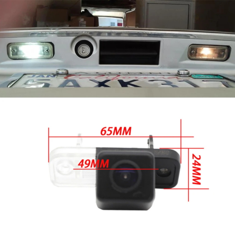 Caméra de recul CCD HD à vision nocturne pour Mercedes-Benz Classe S W220, Classe C W203, Classe E W211, Classe CLK W209, SLK R171 (1998–2011)