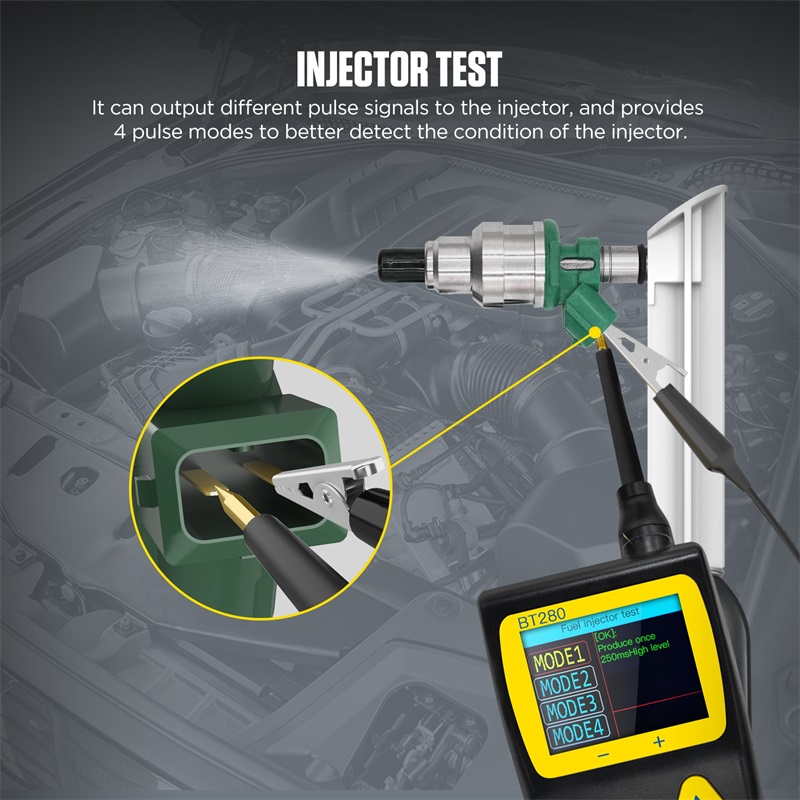 AUTOOL BT280 Auto Elektrische Circuit-Tester mit Kraftstoff Injektor Tester Power Sonde Auto Scanner...