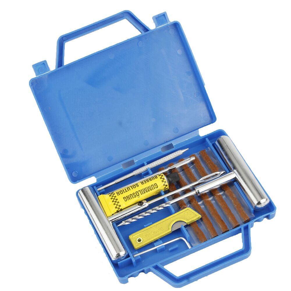 Tragbare Auto Reifen Reparatur Kit 11 stücke DIY Einfache Reparatur Reifen Puncture Repair Tool für Auto...