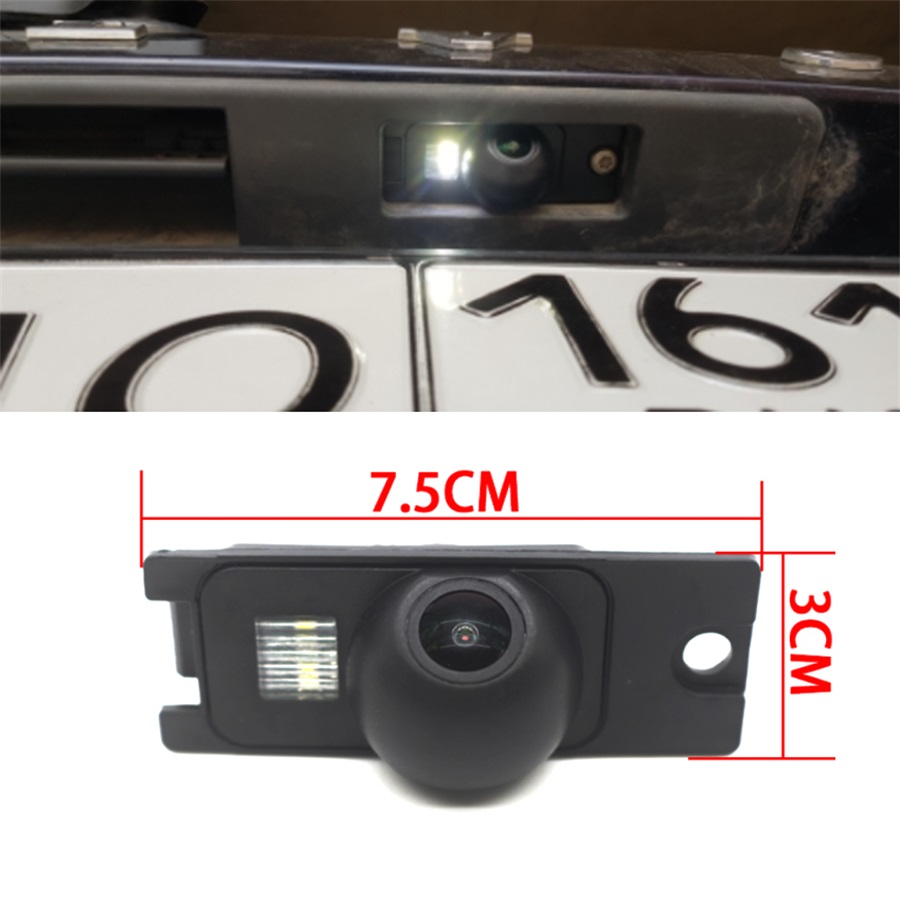 Caméra de recul HD 1280x720 pour Volvo XC60, XC90, S80, S60, S40, C70 (2000–2007)